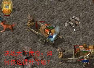 决战天下传奇:如何快速提升等级? 决战天下传奇:如何快速提升等级?