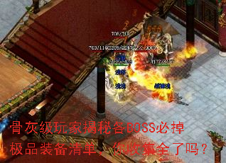 �ǻҼ���ҽ��ظ�BOSS�ص���Ʒװ���嵥�����ռ�ȫ����