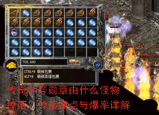 传奇44号勋章由什么怪物掉落?掉落地点与爆率详解 传奇44号勋章由什么怪物掉落?掉落地点与爆率详解