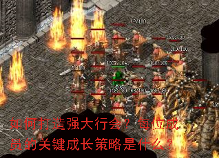 如何打造强大行会?每位成员的关键成长策略是什么? 如何打造强大行会?每位成员的关键成长策略是什么?