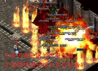 今天开第一区的传奇私服,新手如何快速升级与获取装备? 今天开第一区的传奇私服,新手如何快速升级与获取装备?