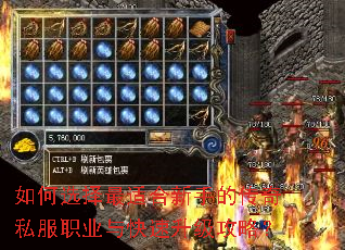 如何选择最适合新手的传奇私服职业与快速升级攻略? 如何选择最适合新手的传奇私服职业与快速升级攻略?