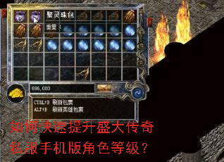 如何快速提升盛大传奇私服手机版角色等级? 如何快速提升盛大传奇私服手机版角色等级?