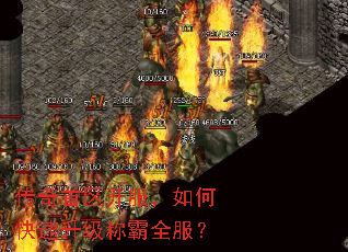 传奇首区开服,如何快速升级称霸全服? 传奇首区开服,如何快速升级称霸全服?