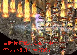 最新传奇私服发布网中如何快速提升角色等级? 最新传奇私服发布网中如何快速提升角色等级?