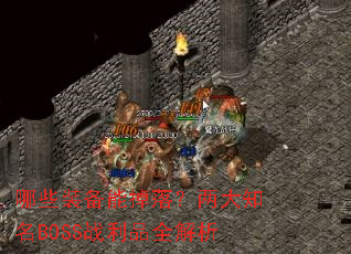 哪些装备能掉落?两大知名BOSS战利品全解析 哪些装备能掉落?两大知名BOSS战利品全解析