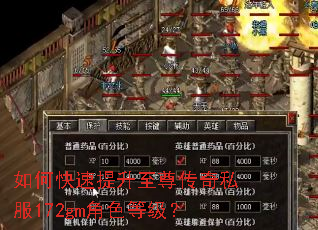 如何快速提升至尊传奇私服172gm角色等级? 如何快速提升至尊传奇私服172gm角色等级?