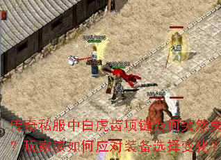 传奇私服中白虎齿项链为何突然失宠?玩家该如何应对装备选择变化? 传奇私服中白虎齿项链为何突然失宠?玩家该如何应对装备选择变化?