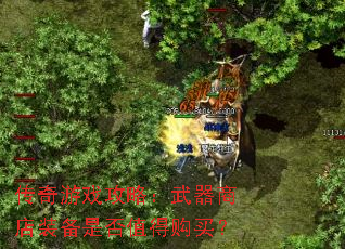 传奇游戏攻略:武器商店装备是否值得购买? 传奇游戏攻略:武器商店装备是否值得购买?